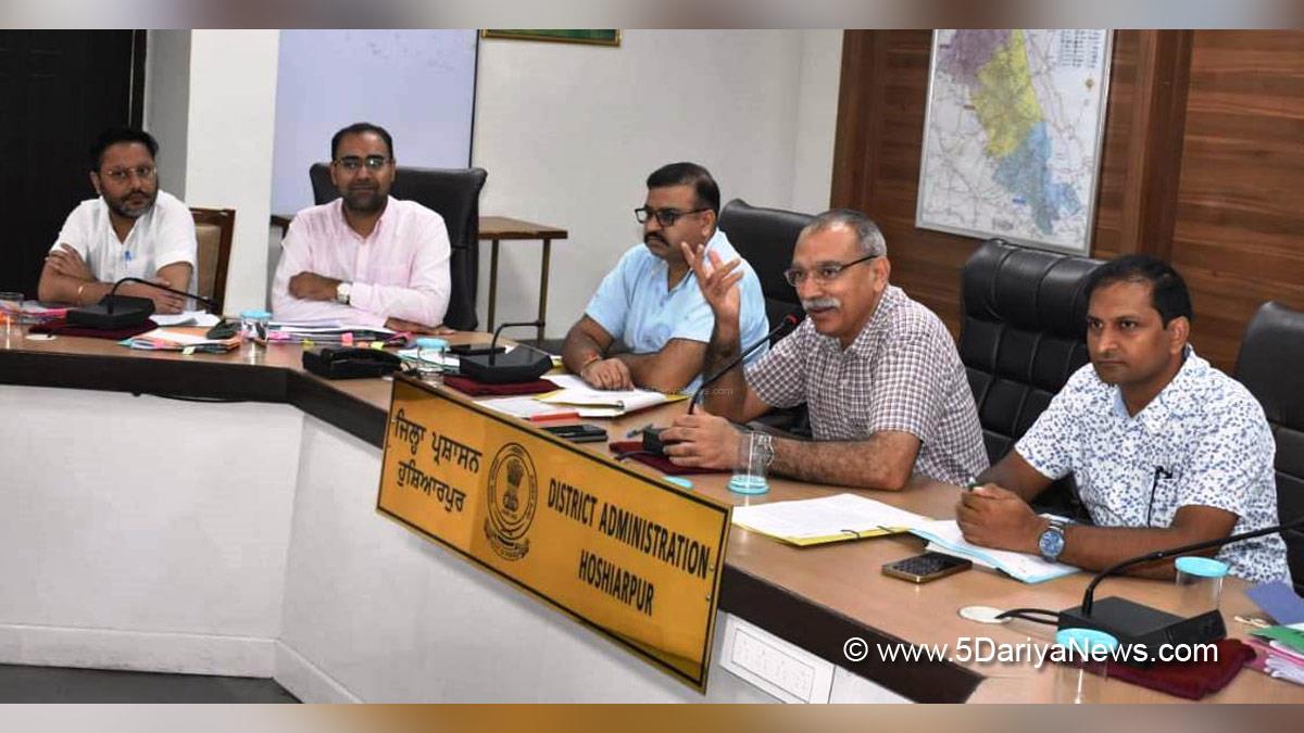 DC Hoshiarpur, Deputy Commissioner Hoshiarpur, Sandeep Hans, Hoshiarpur