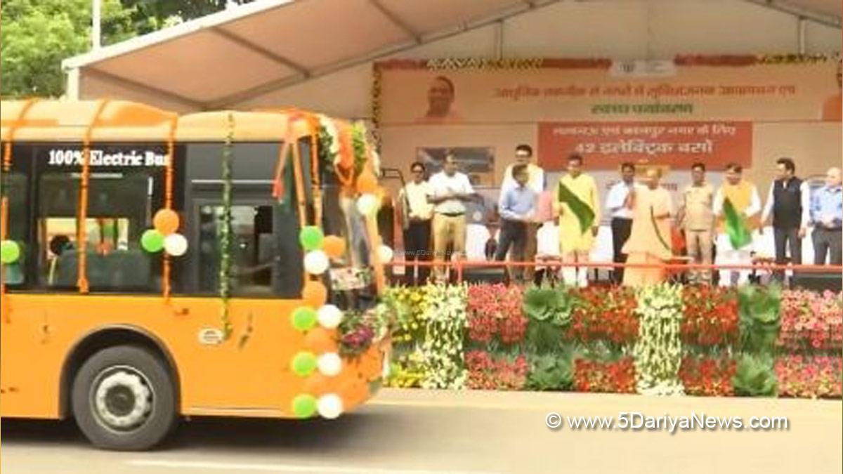 Yogi Adityanath, Lucknow, Uttar Pradesh,  BJP, Bharatiya Janata Party, Lucknow Electric Buses, Kanpur