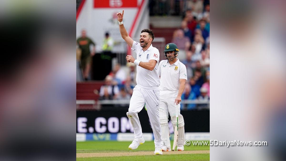 Sports News, Cricket, Cricketer, Player, Bowler, Batsman, James Anderson, England, South Africa, Manchester