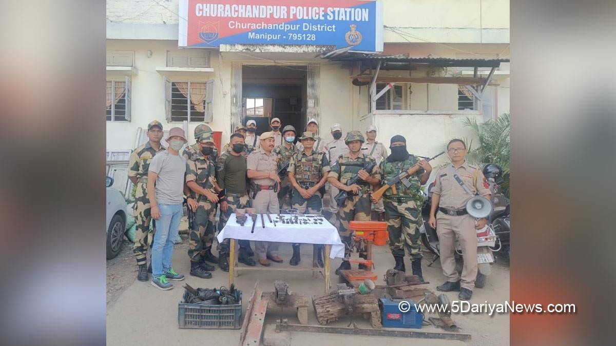 Crime News, Crime News India, New Delhi, BSF, Border Security Force, Manipur, Manipur News, Illegal Arms News