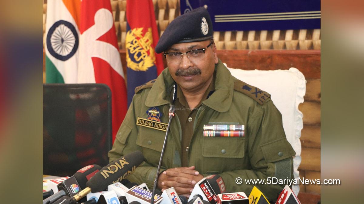 Dilbag Singh, J&K Director General of Police, Director General of Police J&K, Kashmir, Jammu And Kashmir, Jammu & Kashmir