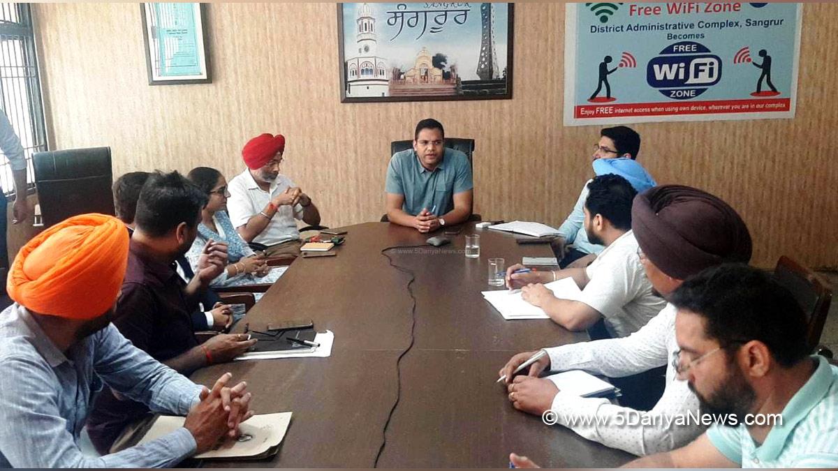DC Sangrur, Deputy Commissioner Sangrur, Jitendra Jorwal, Sangrur