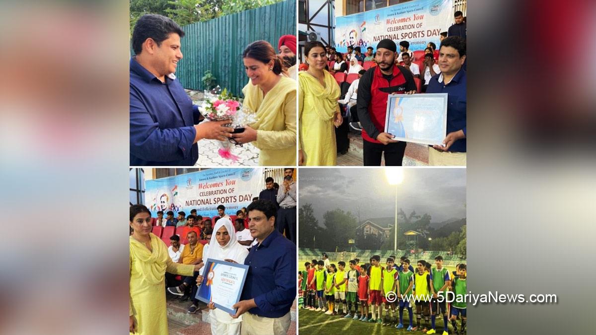 Sarmad Hafeez, Secretary Tourism and Culture, Kashmir, Jammu And Kashmir, Jammu & Kashmir, J&K Sports Council, National Sports Day