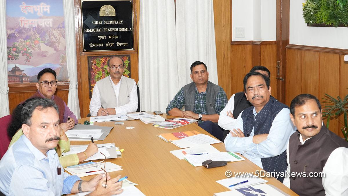 Chief Secretary Himachal Pradesh, RD Dhiman, Himachal Pradesh, Shimla, Chief Secretary Himachal, Sunil Kumar Barnwal, Joint Secretary