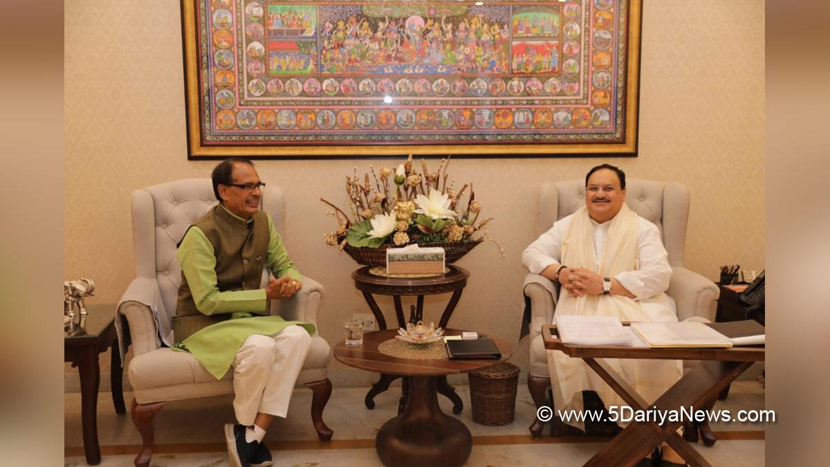 Shivraj Singh Chouhan, Shivraj Chauhan, Madhya Pradesh Chief Minister, Bhopal, Madhya Pradesh, BJP, Bharatiya Janata Party, Jagat Prakash Nadda, JP Nadda, BJP President