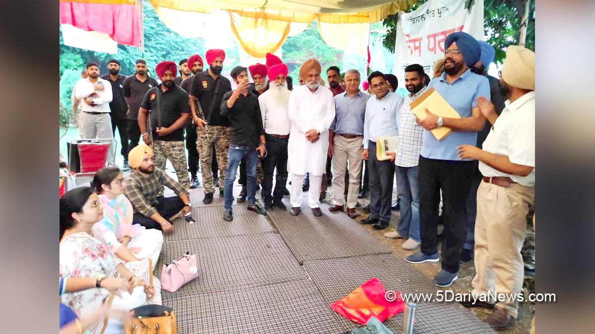 Kuldeep Singh Dhaliwal, AAP, Aam Aadmi Party, Aam Aadmi Party Punjab, AAP Punjab, Government of Punjab, Punjab Government, Dharna, Agriculture