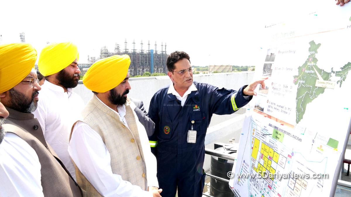 Bhagwant Mann, AAP, Aam Aadmi Party, Aam Aadmi Party Punjab, AAP Punjab, Government of Punjab, Punjab Government, Punjab, Chief Minister Of Punjab, Guru Gobind Singh Refinery, Talwandi Sabo, Bathinda