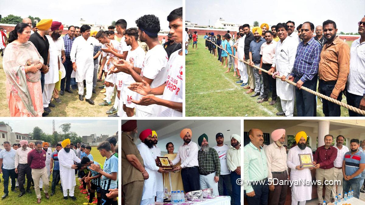 Bram Shanker Jimpa, AAP, Aam Aadmi Party, Aam Aadmi Party Punjab, AAP Punjab, Government of Punjab, Punjab Government, Hoshiarpur, Jai Krishan Rouri, Jai Krishan, Jai Krishan Singh Rouri, Punjab Khed Mela 2022, Khedan Watan Punjab Diyan