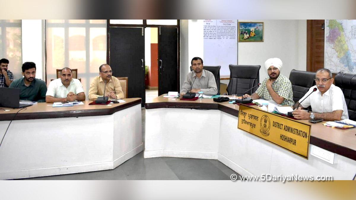 DC Hoshiarpur, Deputy Commissioner Hoshiarpur, Sandeep Hans, Hoshiarpur