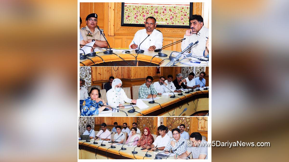 Srinagar, DDC Kashmir, Pandurang Kondbara Pole, Divisional Commissioner Kashmir, Jammu, Kashmir, Jammu And Kashmir, Jammu & Kashmir