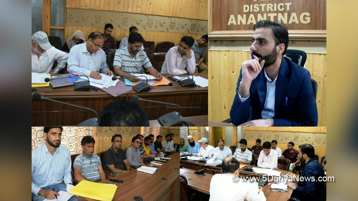 Anantnag, DDC Anantnag, Deputy Commissioner, Dr Basharat Qayoom, Kashmir, Jammu And Kashmir, Jammu & Kashmir, Jal Shakti Department, JSD, Jal Jeevan Mission