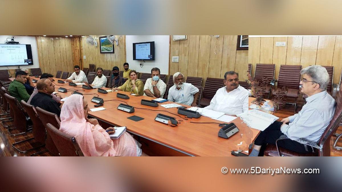 Atal Dulloo, Additional Chief Secretary, ACS, Agriculture Production Department, APD, Srinagar, Capex, CSS, NABARD, Jammu And Kashmir, Jammu & Kashmir
