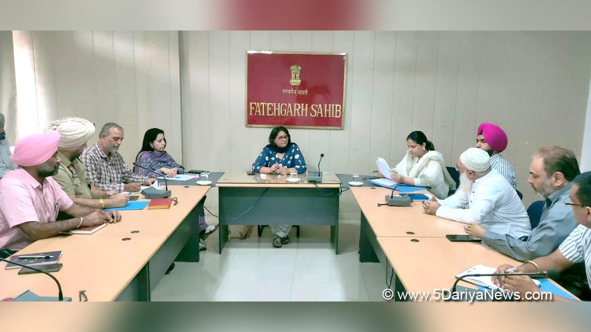 DC Fatehgarh Sahib, Parneet Shergill, Fatehgarh Sahib, Deputy Commissioner Fatehgarh Sahib 