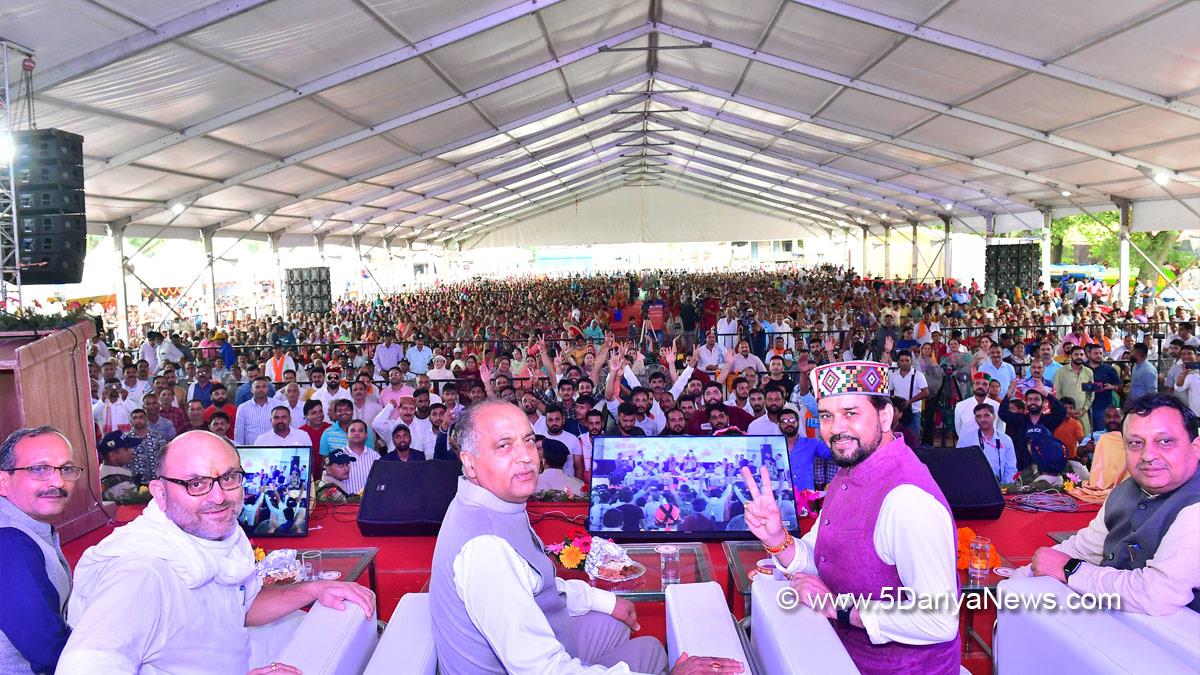 Jai Ram Thakur, Himachal Pradesh, Himachal, Bharatiya Janata Party, BJP, BJP Himachal, Shimla, Chief Minister of Himachal Pradesh, BJP Himachal Pradesh, Una, Anurag Thakur, Anurag Singh Thakur, Virender Kanwar