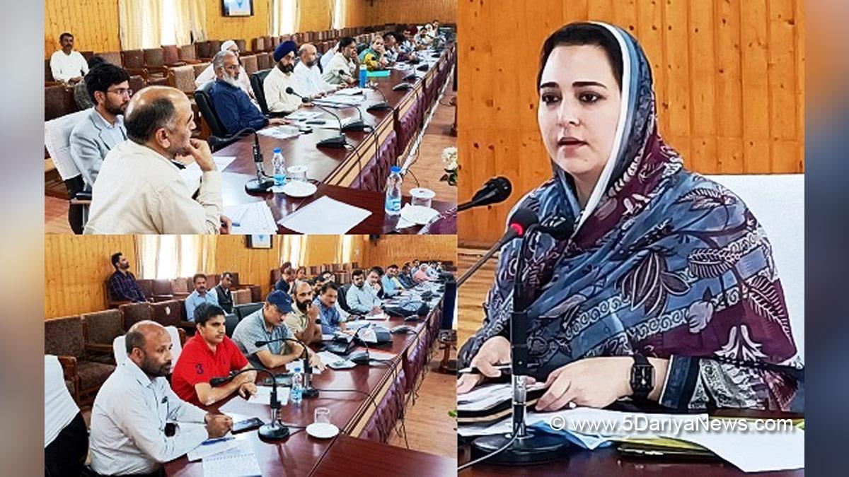Baramulla, DDC Baramulla, Deputy Commissioner Baramulla, Dr. Syed Sehrish Asgar, Kashmir, Jammu And Kashmir, Jammu & Kashmir, Area Development Plan, ADP, Pradhan Mantri Awas Yojana, PMAY