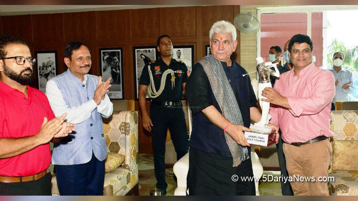 Manoj Sinha, Lieutenant Governor J&K, Raj Bhavan, Jammu, Srinagar, Kashmir, Jammu And Kashmir, Jammu & Kashmir, Professional Golf Tournament of India, PGTI