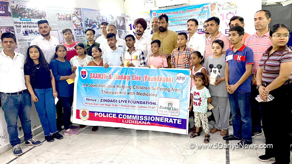 Health, Ludhiana, Punjab Police Sanjh Kendra, Thalassemia, Kaustubh Sharma