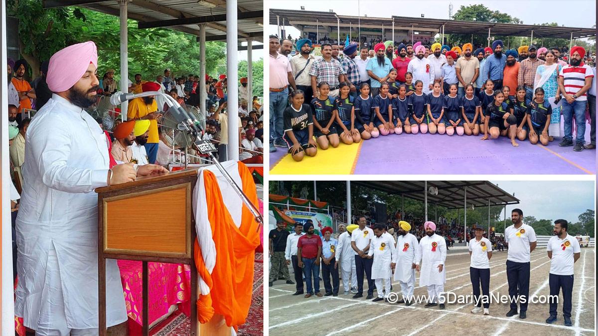 Harjot Singh Bains, AAP, Aam Aadmi Party, Aam Aadmi Party Punjab, AAP Punjab, Government of Punjab, Punjab Government, Sports News, Punjab Khed Mela 2022, Khedan Watan Punjab Diyan, Khedan Watan Punjab Diyan 2022, Dr.  Preeti Yadav