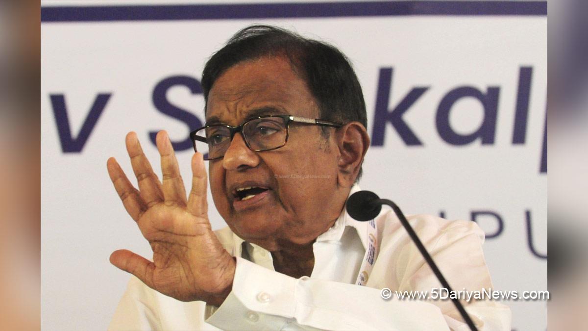 P Chidambaram, P. Chidambaram, Indian National Congress, Congress, All India Congress Committee, Finance Minister Nirmala Sitharaman
