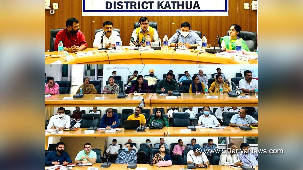 DDC Kathua, District Development Commissioner Kathua, Rahul Pandey, Kathua, Kashmir, Jammu And Kashmir, Jammu & Kashmir, Mahan Singh, Ankur Mahajan, Raghunandan Singh