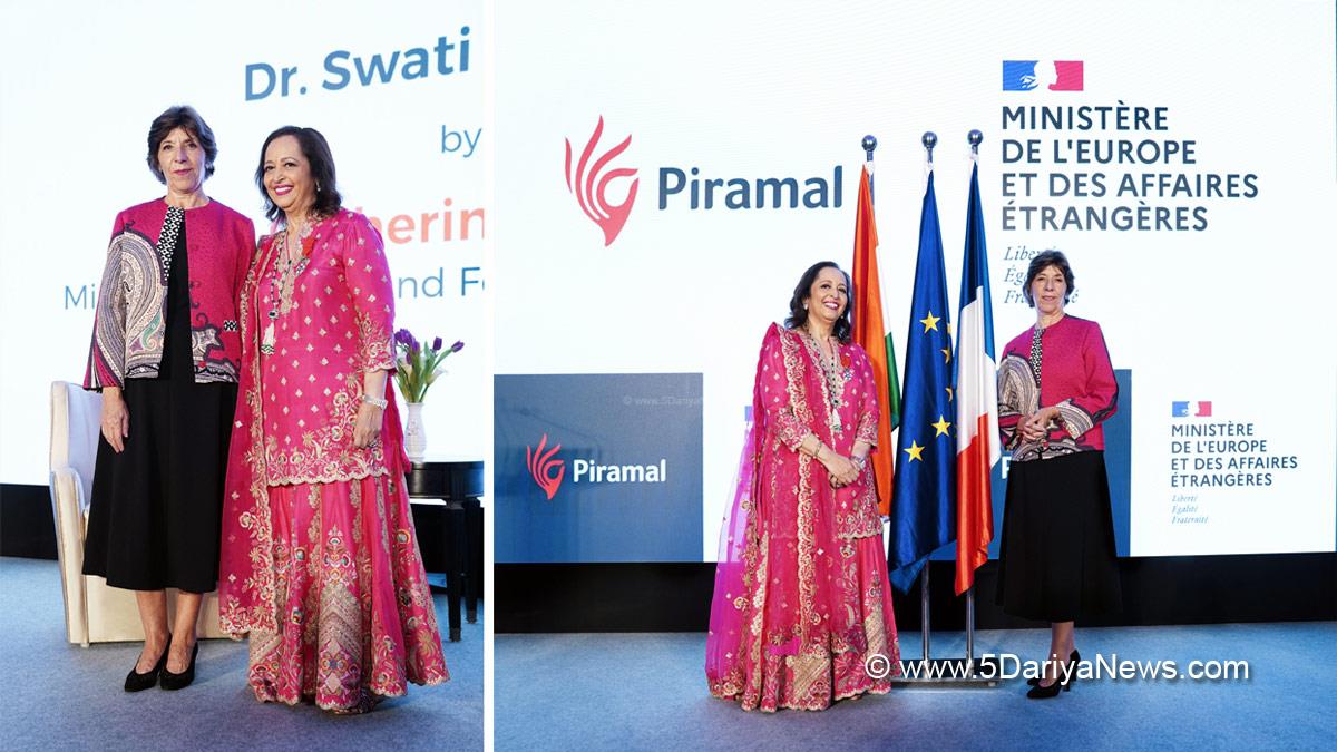 Catherine Colonna, Dr Swati Piramal, Piramal Group