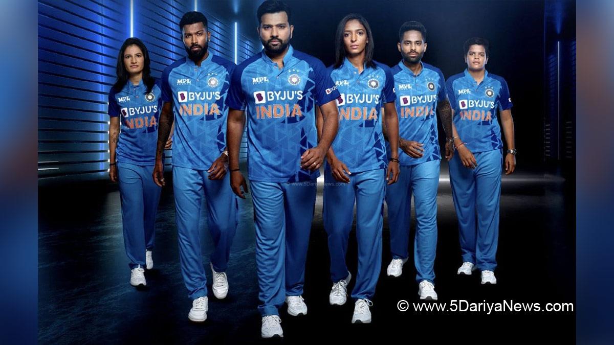 Sports News, Cricket, Cricketer, Player, Bowler, Batsman, Board of Control for Cricket in India, BCCI, MPL Sports, India Jersey, India New Jersey, India Jersey For T20I, India New Jersey For T20I