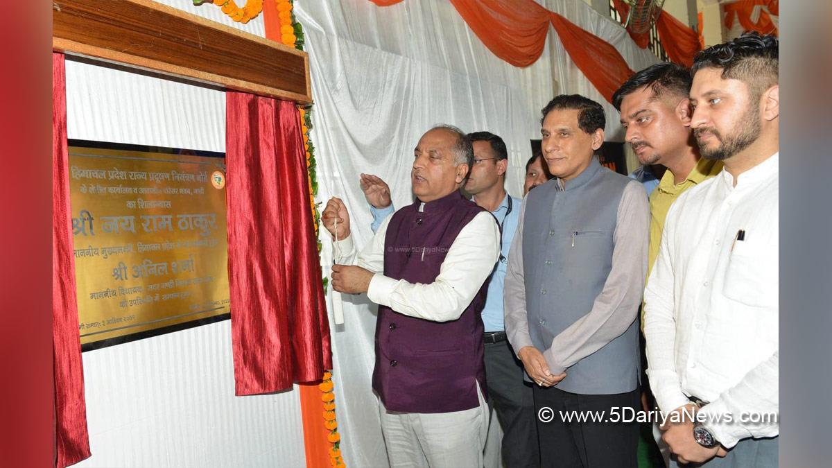 Jai Ram Thakur, Himachal Pradesh, Himachal, Bharatiya Janata Party, BJP, BJP Himachal, Shimla, Chief Minister of Himachal Pradesh, BJP Himachal Pradesh, Mandi, Green Star Rating Initiative