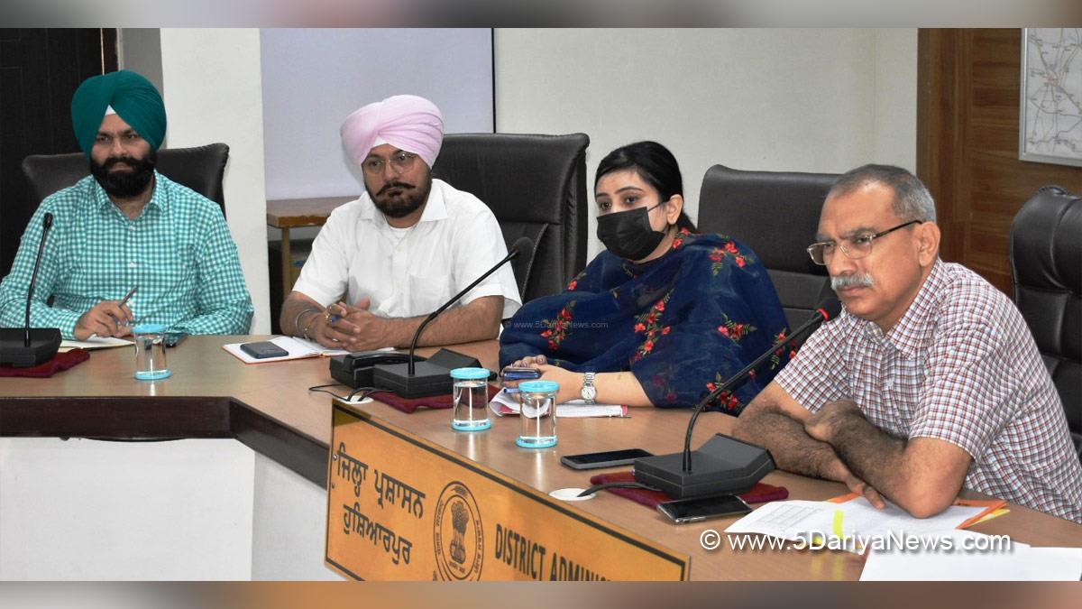 DC Hoshiarpur, Deputy Commissioner Hoshiarpur, Sandeep Hans, Hoshiarpur