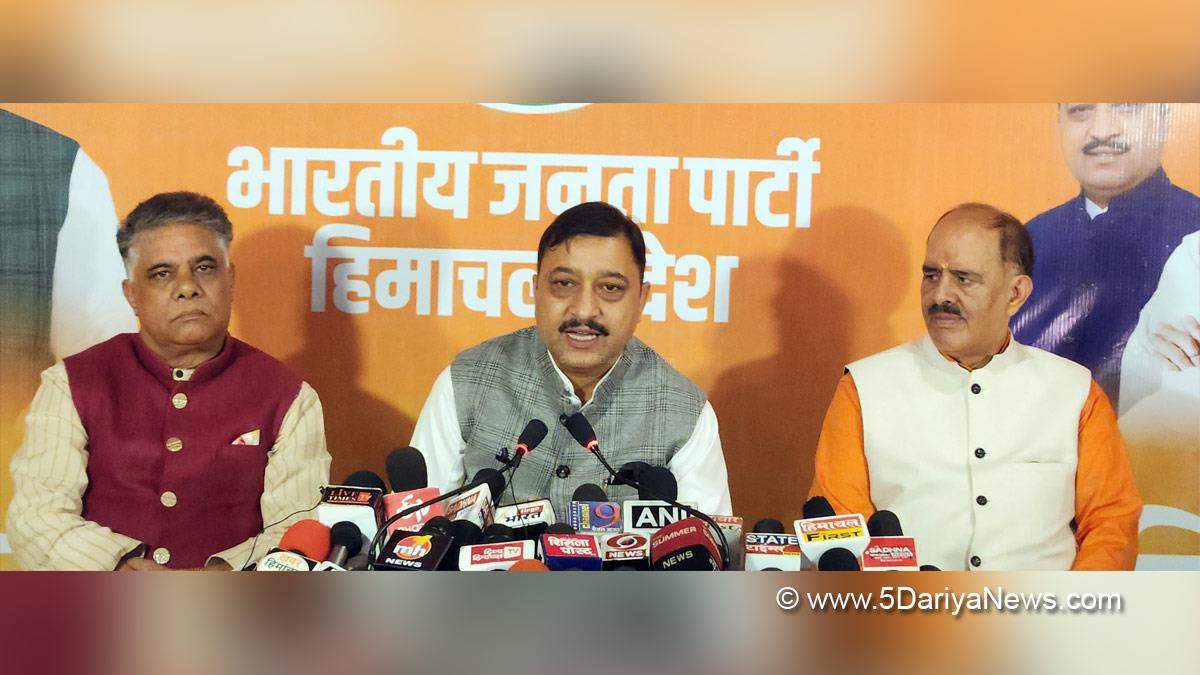 Suresh Kashyap, Himachal Pradesh, Himachal, Bharatiya Janata Party, BJP, BJP Himachal, Shimla, BJP Himachal Pradesh