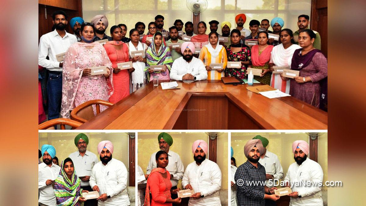 Harjot Singh Bains, AAP, Aam Aadmi Party, Aam Aadmi Party Punjab, AAP Punjab, Government of Punjab, Punjab Government