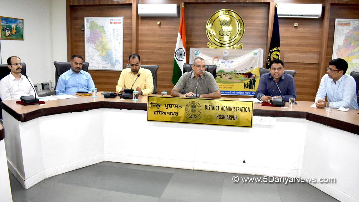 DC Hoshiarpur, Deputy Commissioner Hoshiarpur, Sandeep Hans, Hoshiarpur