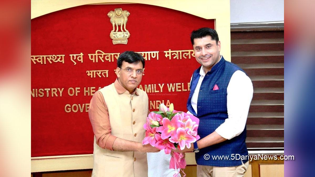 Mansukh Mandaviya, Union Minister of Health & Family Welfare, BJP, Bharatiya Janata Party, Sukhwinder Singh Bindra, Bharatiya Janata Party, BJP, BJP Punjab