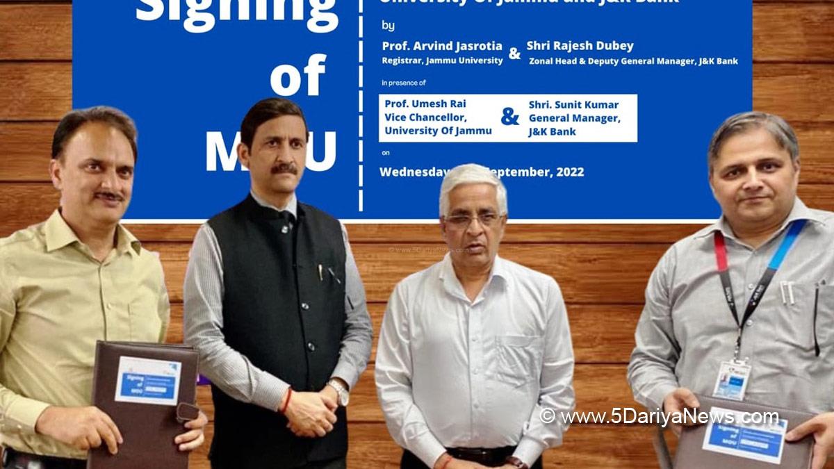 Rajesh Dubey, Jammu, Kashmir, Jammu And Kashmir, Jammu & Kashmir, Prof. Arvind Jasrotia, Prof. Umesh Rai