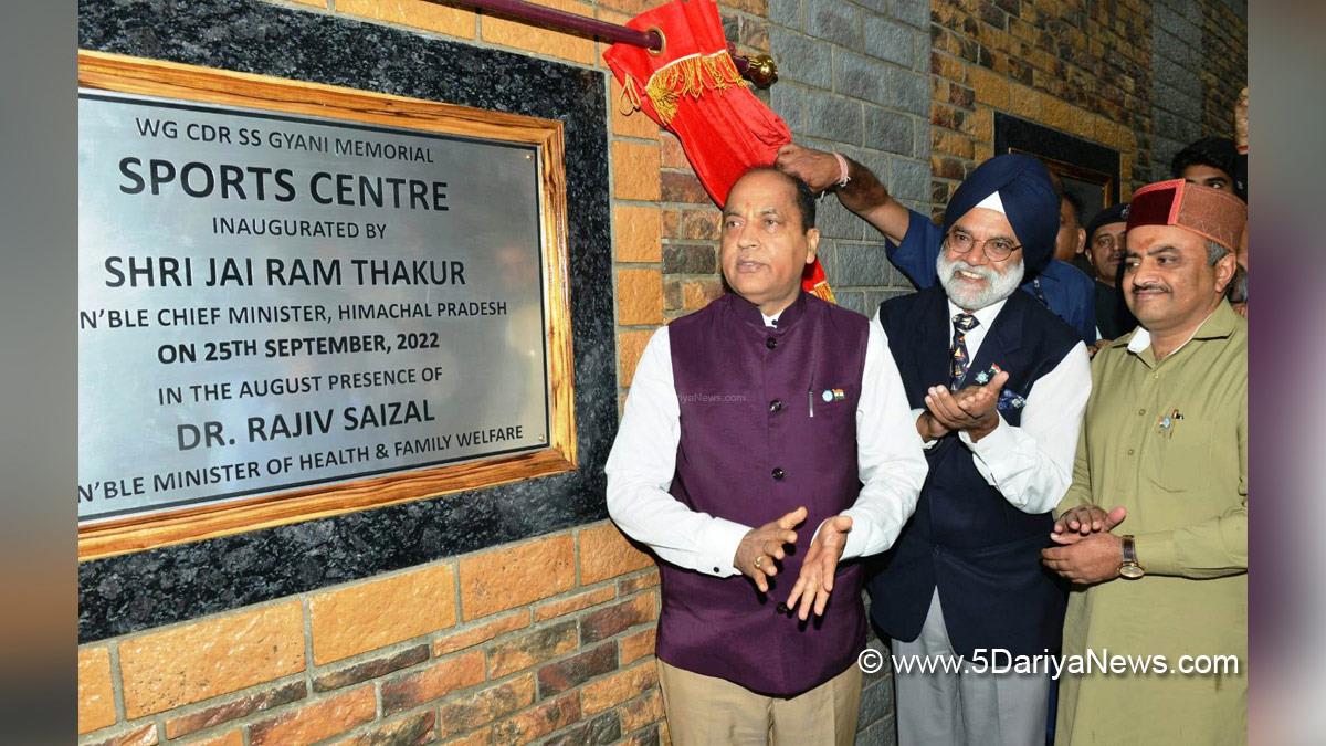 Jai Ram Thakur, Himachal Pradesh, Himachal, Bharatiya Janata Party, BJP, BJP Himachal, Shimla, Chief Minister of Himachal Pradesh, BJP Himachal Pradesh, Kasauli, Dr Rajeev Saizal, Pinegrove School 