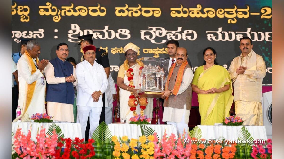 Draupadi Murmu, President of India, President, Indian President, Rashtrapati, Draupadi Murmu Dasara Festival