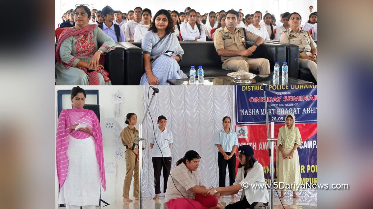 Nasha Mukt Bharat Abhiyaan, Dr. Monika Sharma, Government College for Women, GCW Udhampur, Kashmir, Jammu And Kashmir, Jammu & Kashmir