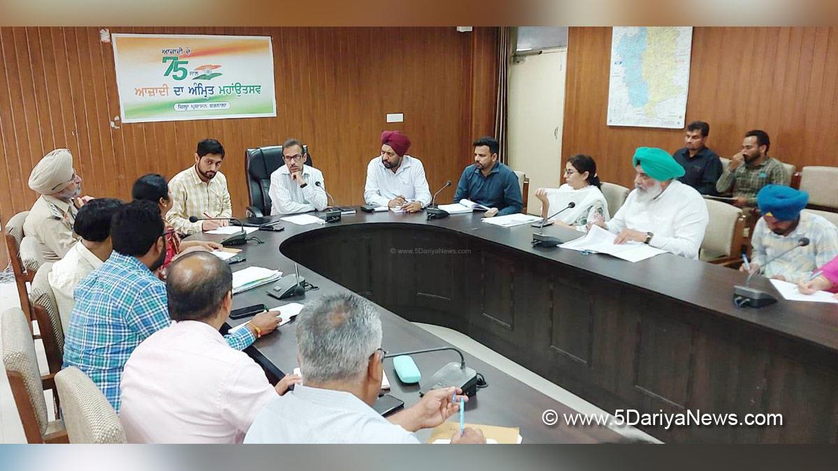 DC Barnala, Deputy Commissioner Barnala, Harish Nair, Barnala