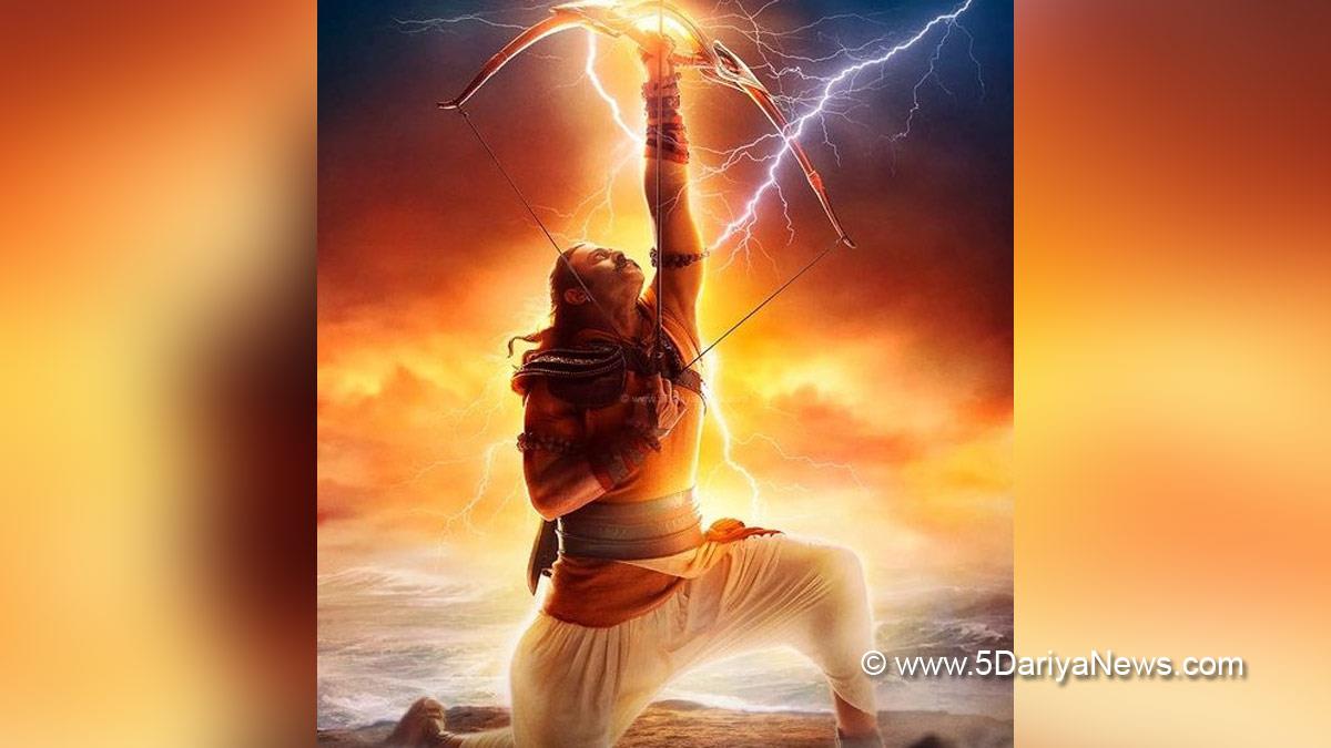 Prabhas, Tollywood, Bollywood, Entertainment, Actor, Actress, Cinema, Movie, Telugu Films, Mumbai, Hindi Films, Mumbai News, Lord Rama, Adipurush, Adipurush Teaser, Adipurush Teaser Poster, Saif Ali Khan, Sunny Singh, Kriti Sanon