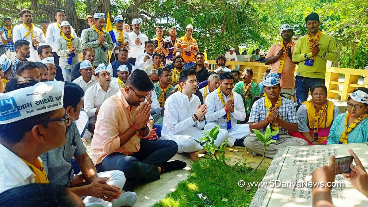 Raghav Chadha, AAP, Aam Aadmi Party, Aam Aadmi Party Punjab, AAP Punjab, Navsari, Gujrat