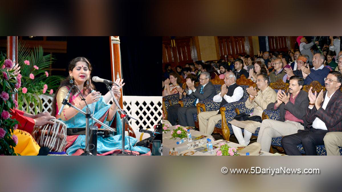 Rajendra Vishwanath Arlekar, Himachal Pradesh, Himachal, Bharatiya Janata Party, BJP, BJP Himachal, Shimla, Raj Bhawan, Heritage Festival of Classical Music, Kaushiki Chakraborty, Rakesh Kanwar