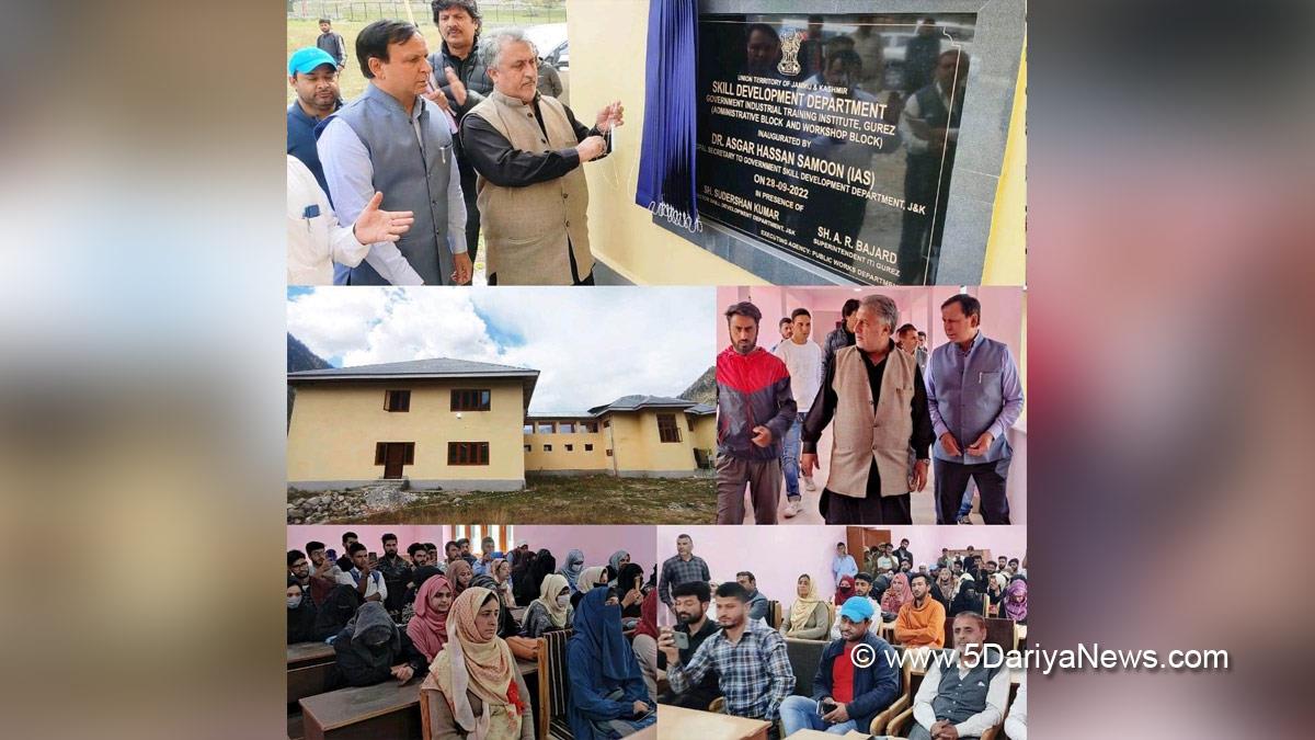 Dr Asgar Hassan Samoon, Skill Development Department,SDD, Jammu, Srinagar, Kashmir, Jammu And Kashmir, Jammu & Kashmir, Dr. Asgar Hassan Samoon, Bandipora