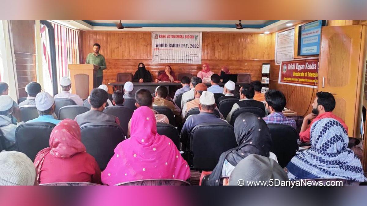 Krishi Vigyan Kendra, KVK Budgam, Budgam, World Rabies Day, World Rabies Day 2022, Jammu And Kashmir, Jammu & Kashmir 