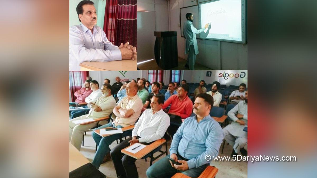 Bishamber Dass, Chief Education Officer Poonch, Information and Communication Technology, ICT, Computer Aided Learning, CAL, Jammu And Kashmir, Jammu & Kashmir
