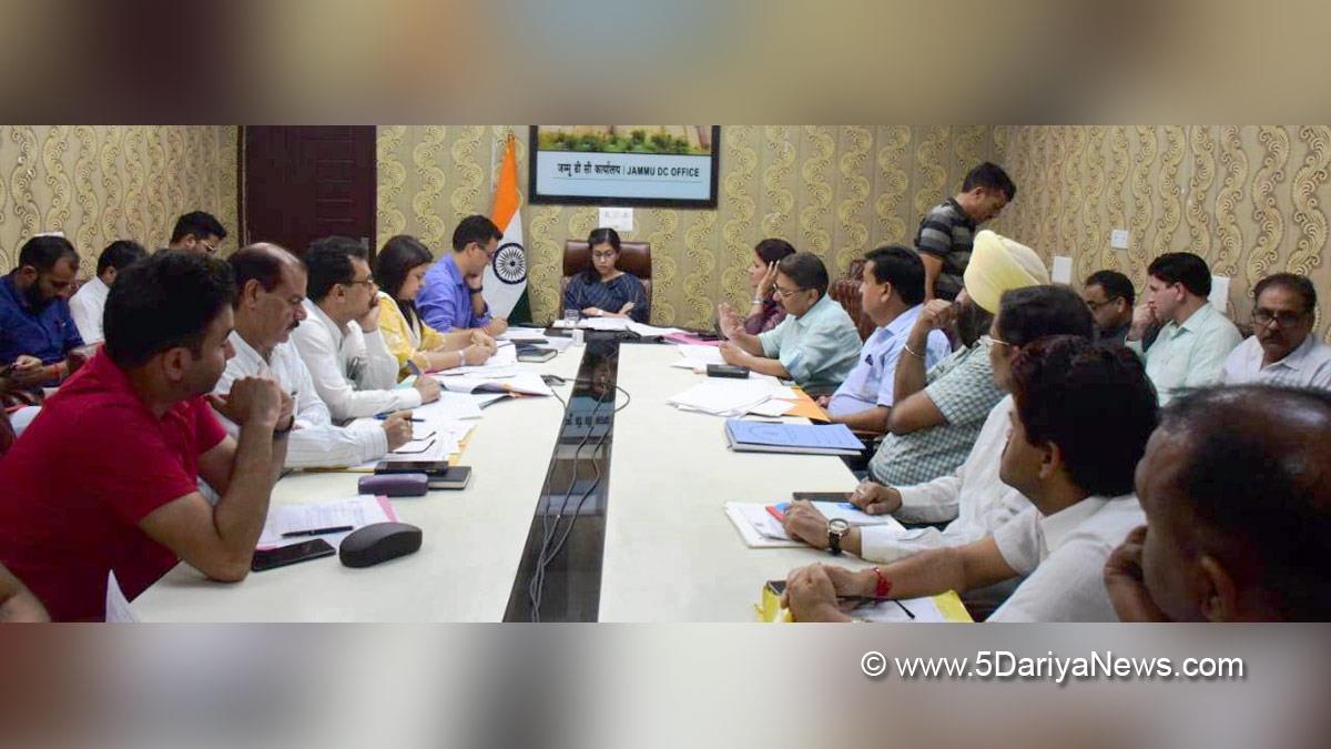 Jammu, Avny Lavasa, Deputy Commissioner Jammu, Kashmir, Jammu And Kashmir, Jammu & Kashmir, District Administration Jammu, District CAPEX Budget