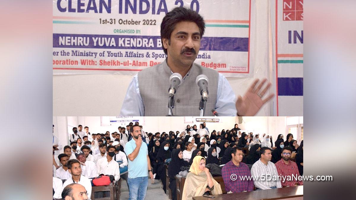 Budgam, Deputy Commissioner Budgam, DC Budgam, S F Hamid, Kashmir, Jammu And Kashmir, Jammu & Kashmir, District Administration Budgam, Clean & Nasha Mukt Budgam, Sheikh ul Alam Memorial, SAM