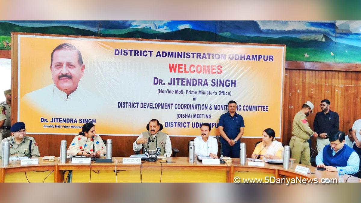 Dr Jitendra Singh, Dr. Jitendra Singh, Bharatiya Janata Party, BJP, Union Earth Sciences Minister, Udhampur, Jammu And Kashmir, Jammu & Kashmir