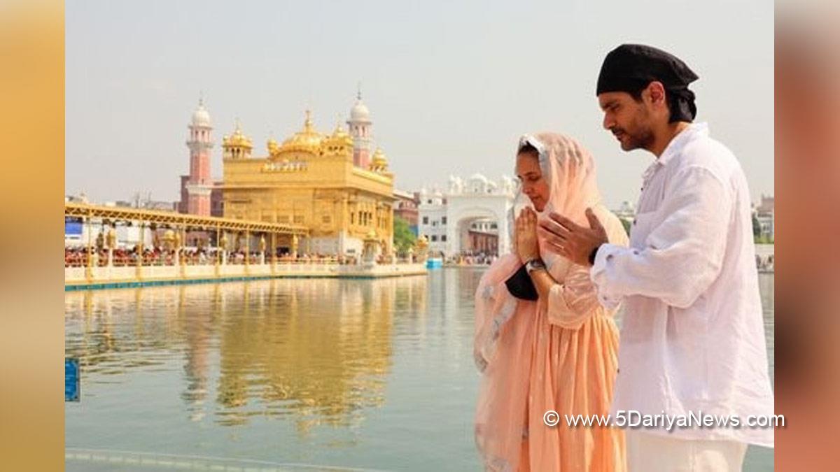 Bollywood, Entertainment, Mumbai, Actor, Actress, Cinema, Hindi Films, Movie, Mumbai News, Heroine, Angad Bedi, Neha Dhupia, Golden Temple