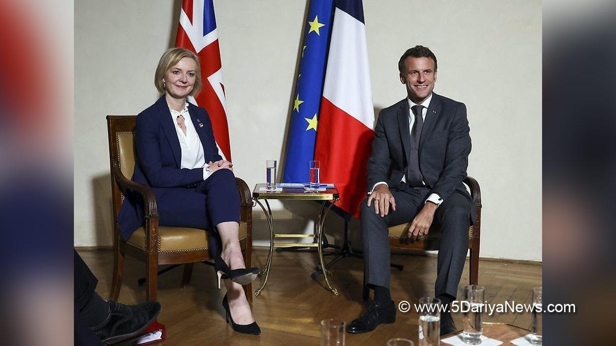 Liz Truss, UK Prime Minister, London, International Leader, Emmanuel Macron