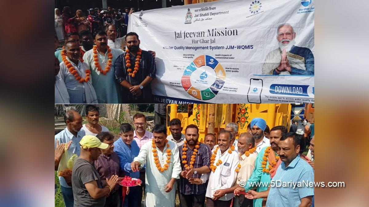 Raghunandan Singh, Vice Chairman, DDC Kahua, Nagri Khajan Chand, Jal Jeevan Mission, Jammu And Kashmir, Jammu & Kashmir
