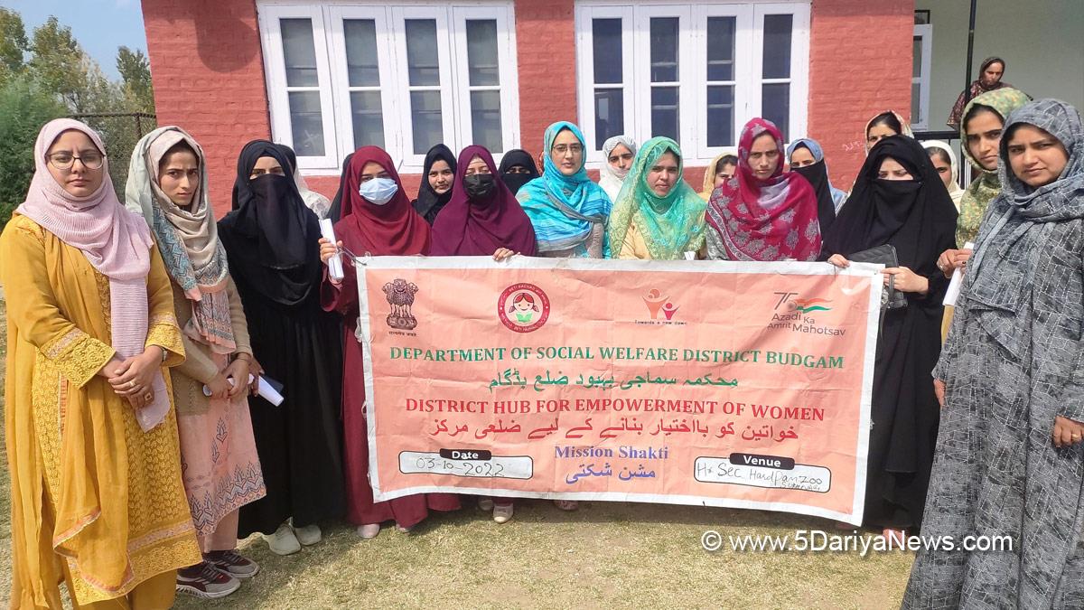 Budgam, Deputy Commissioner Budgam, DC Budgam, S F Hamid, Kashmir, Jammu And Kashmir, Jammu & Kashmir, Dr Syed Farhana Asgar, Mission Shakti
